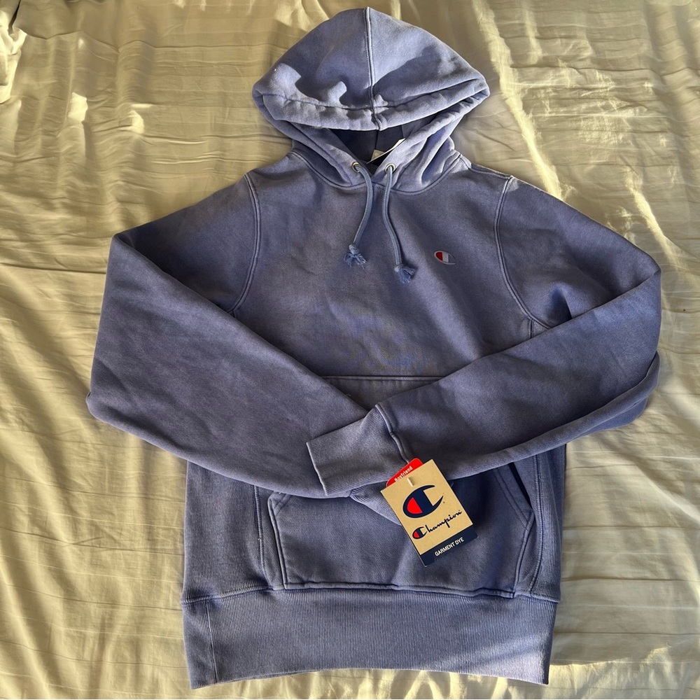 Champion blue hoodie new with tags